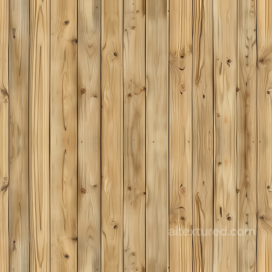 Light Pine Wood Planks PBR Texture with Natural Knots and Grain Wood texture preview