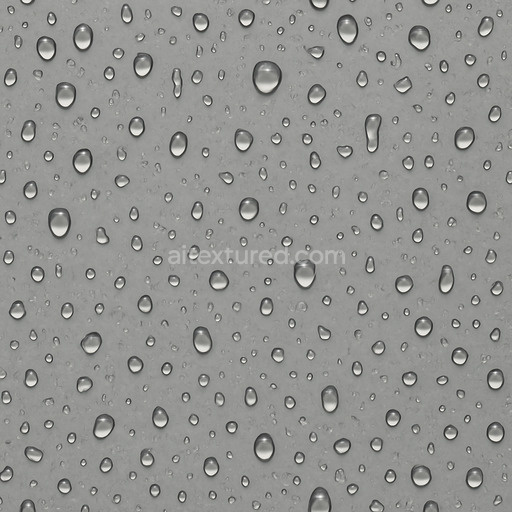 Realistic Raindrop Seamless Texture