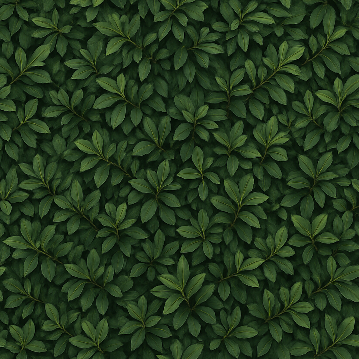 Detailed Dense Foliage seamless PBR texture preview