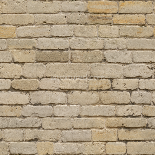 Blocks White Standstone — White Standstone Uneven White Sandstone — PBR seamless 3D texture