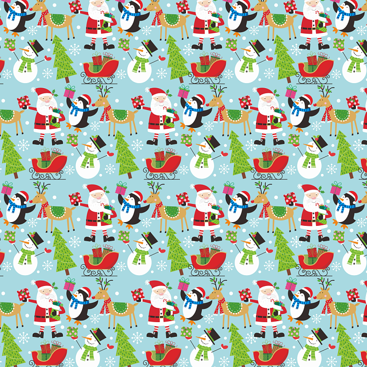 All Christmas Digital paper of Festive Christmas Digital Paper with San… seamless PBR texture preview