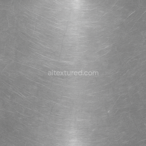 Seamless shiny metal 3d texture pbr 8k stainless steel surface with metal polish and metal scratches