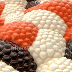 seamless Seamless 3D PBR Cracked Resin Surface Texture with Multicolor Clustered Bubbles texture 8k free download PBR