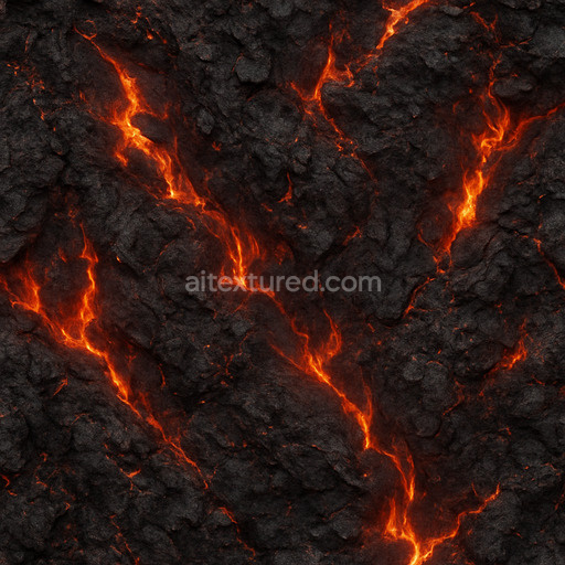 Natural Fire Ground Texture