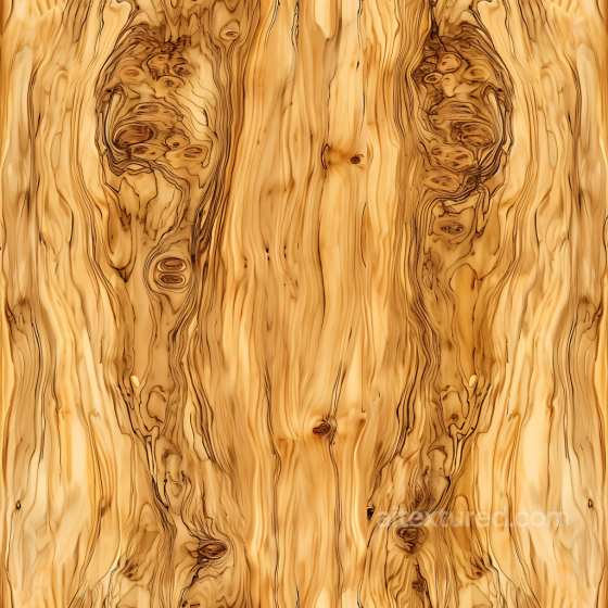Spalted Light Wood PBR Texture with Striking Knots and Grain Wood texture preview
