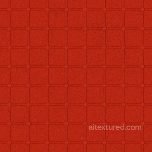 Red Tufted Leather Texture for Sofas and Chairs | Free PBR seamless Fabric PBR texture