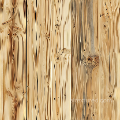 Light Pine Wood Planks Seamless Texture with Natural Knots and Grain seamless Wood PBR texture