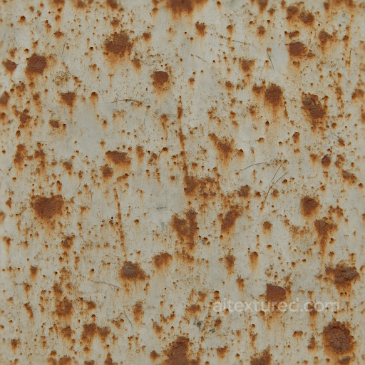 Rust Spots And Rust Streaks With Surface Rust And Rust Flakes Detailing seamless Decals PBR texture