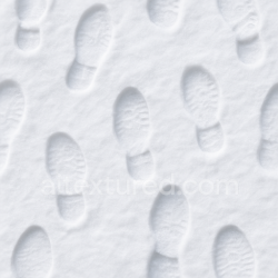 seamless Seamless 3d texture pbr 8k of snow footprints on white snow frozen surface texture 8k free download PBR