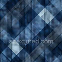 seamless Seamless 3D PBR Texture Featuring Blue Plaid Pattern with Frosted Glass Style texture 8k free download PBR