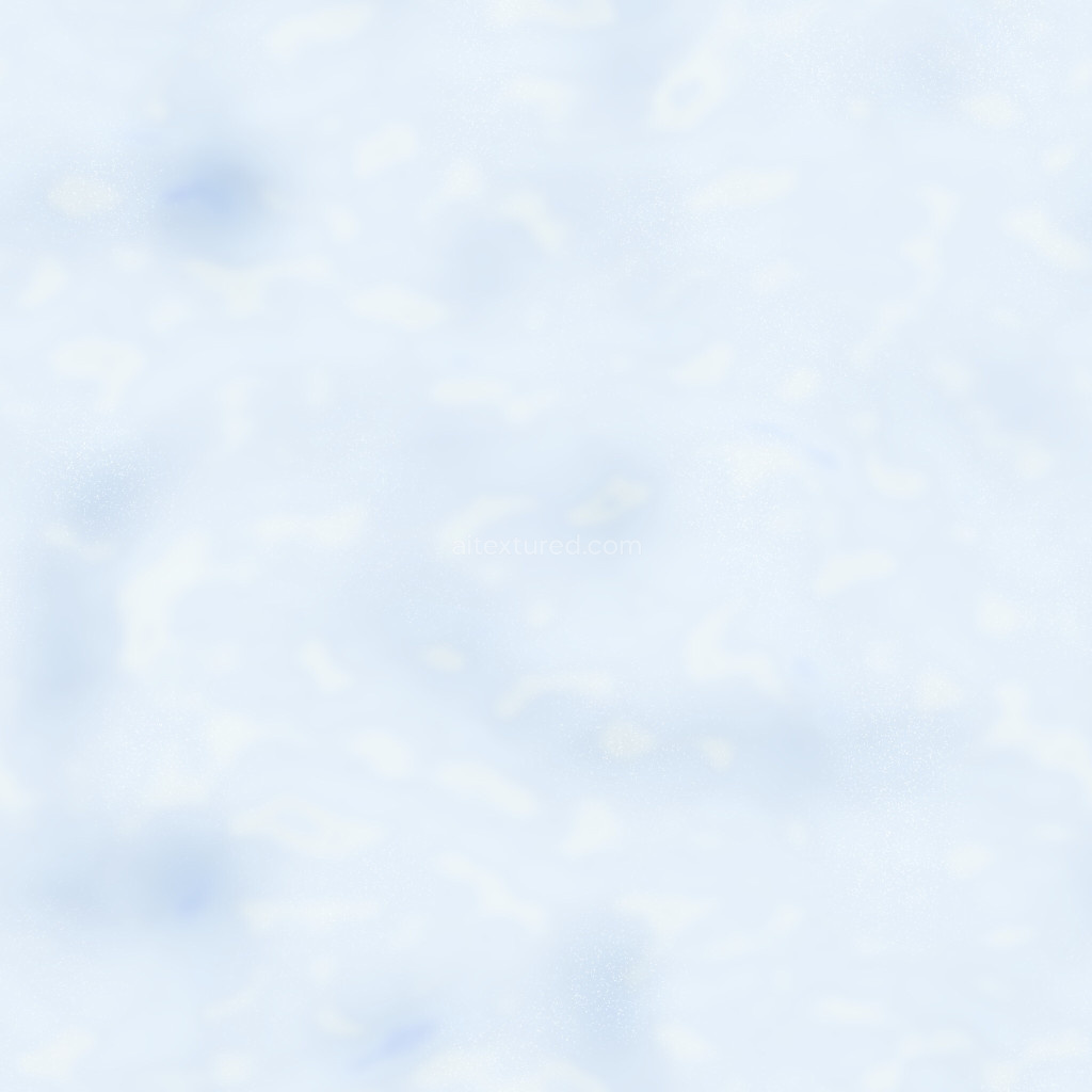 seamless PBR snow texture for 3D projects
