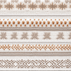 seamless Seamless 3D PBR Knitted Fabric Texture with Beige, White, and Brown Christmas Patterns texture 8k free download PBR