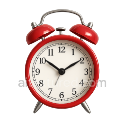 seamless red vintage alarm clock texture 8k free download PBR