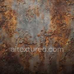 seamless Seamless 3D Rusted Metal PBR Texture Featuring Cracked, Corroded Surface texture 8k free download PBR