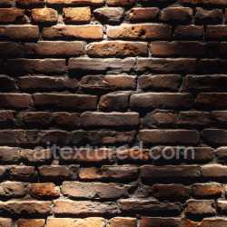 seamless Seamless 3D PBR Texture of Cracked & Chipped Rustic Brick Wall in Warm Earth Tones texture 8k free download PBR
