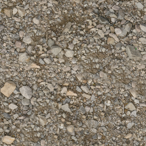 Rough Rock Cracked seamless Rock PBR texture