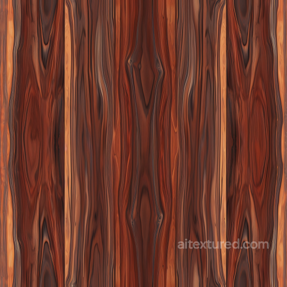 Wood PBR Texture Featuring Rich Exotic Rosewood Planks Wood texture preview