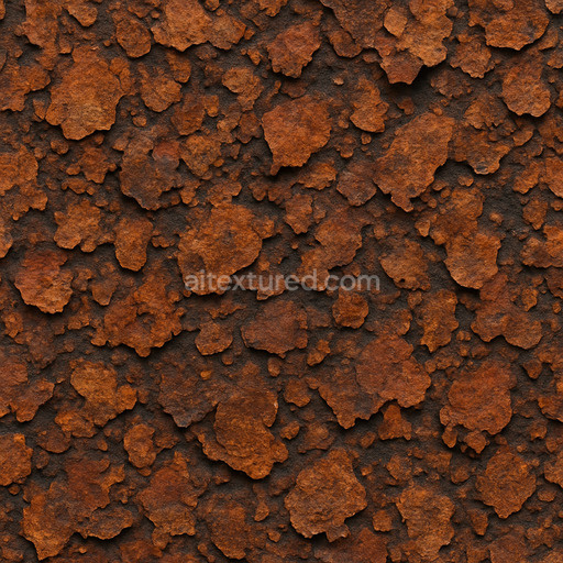 Corroded Rust Flakes Seamless Texture