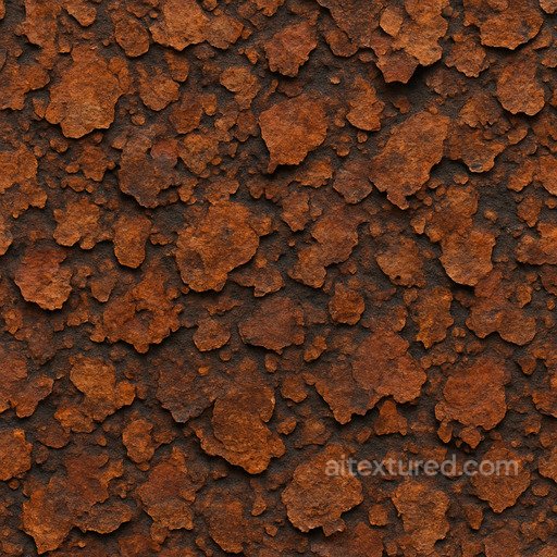 Corroded Rust Flakes Seamless Texture seamless Rust PBR texture