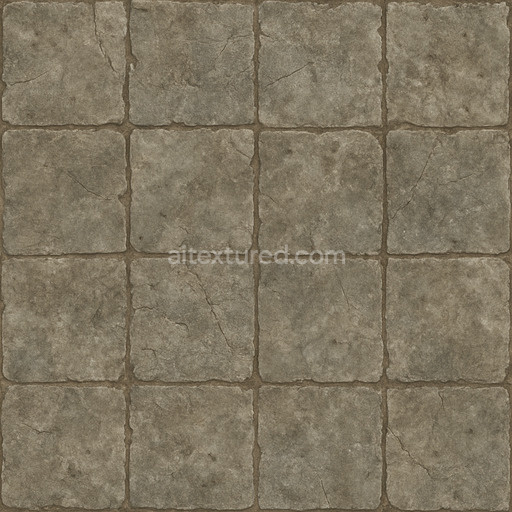Aged Stone Floor Seamless Texture