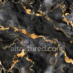 seamless Seamless 3D PBR Black Marble Texture with Luxurious Gold Veining and Polished Finish texture 8k free download PBR