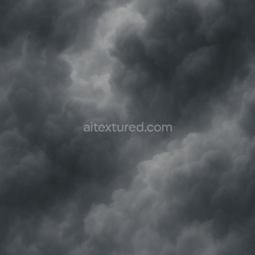 Preview — Seamless 3d texture pbr 8k of dense stormy thundercloud volume