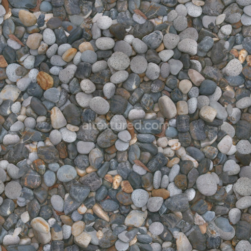 Archviz Ground Pebbles Rocks Stones Substance Designer — Seamless PBR Texture