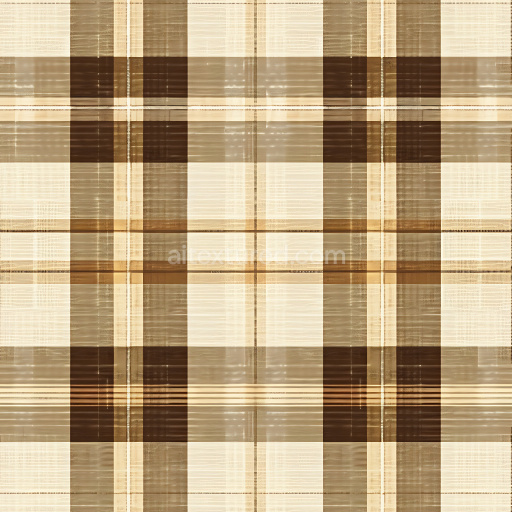 Preview — Seamless 4K PBR Plaid Textile Texture in Light and Dark Brown Tones