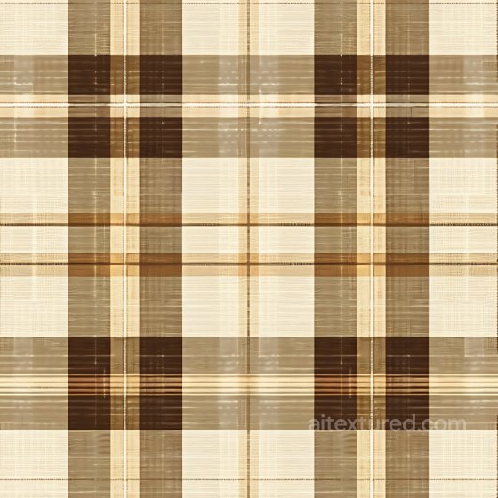 Seamless 4K PBR Plaid Textile Texture in Light and Dark Brown Tones Plaid texture preview