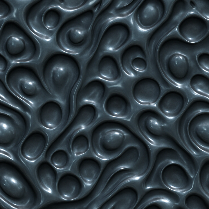 Polished Alien Surface seamless PBR texture preview