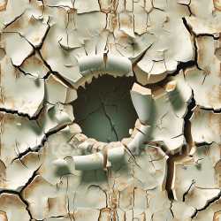 seamless Seamless 3D PBR Texture of Cracked and Peeling Pale Paint with Distinct Holes texture 8k free download PBR