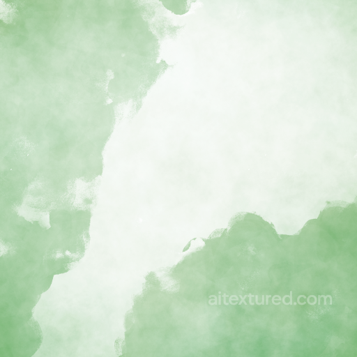 Watercolor Texture in Soft Green Hues with Subtle Paper Grain seamless Watercolor texture PBR texture