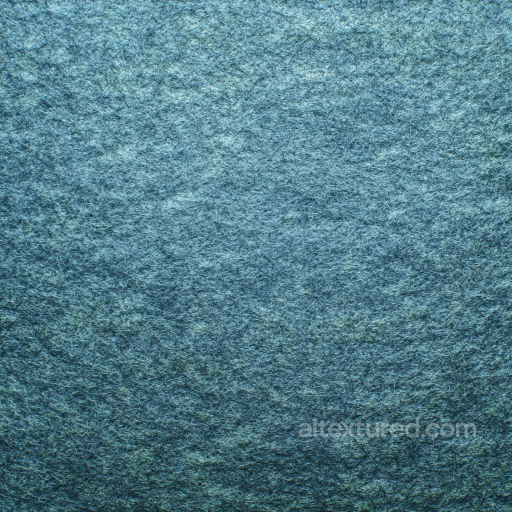 Felt PBR Texture Featuring Dense Soft Blue Wool Fibers seamless Felt PBR texture