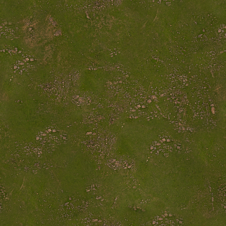 Rocky Terrain - Terrain Rocky Grass Drone Landscape seamless PBR texture preview