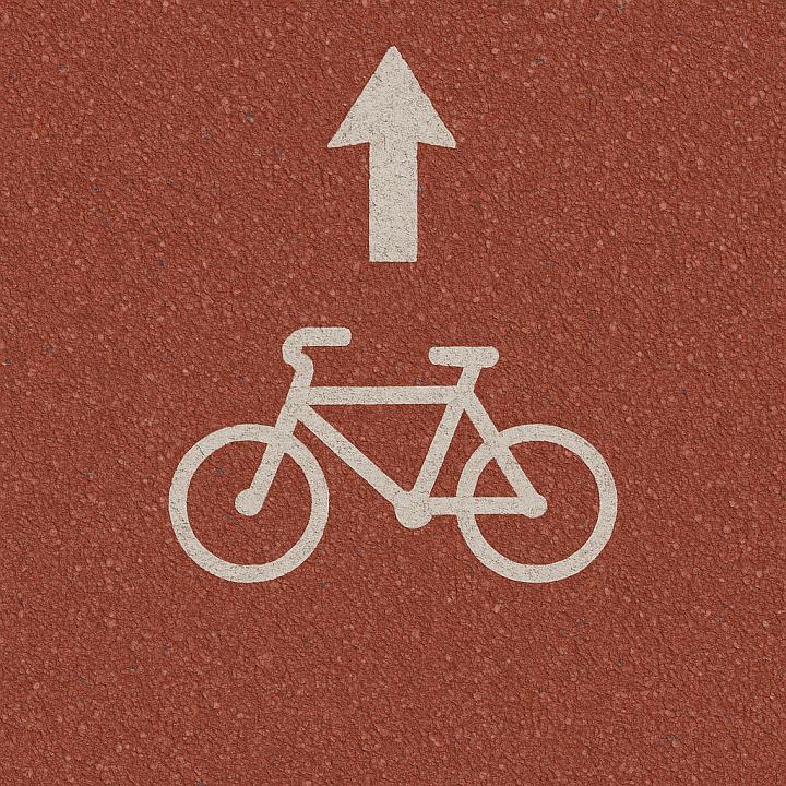 Bike Lane Asphalt Colored seamless PBR texture preview