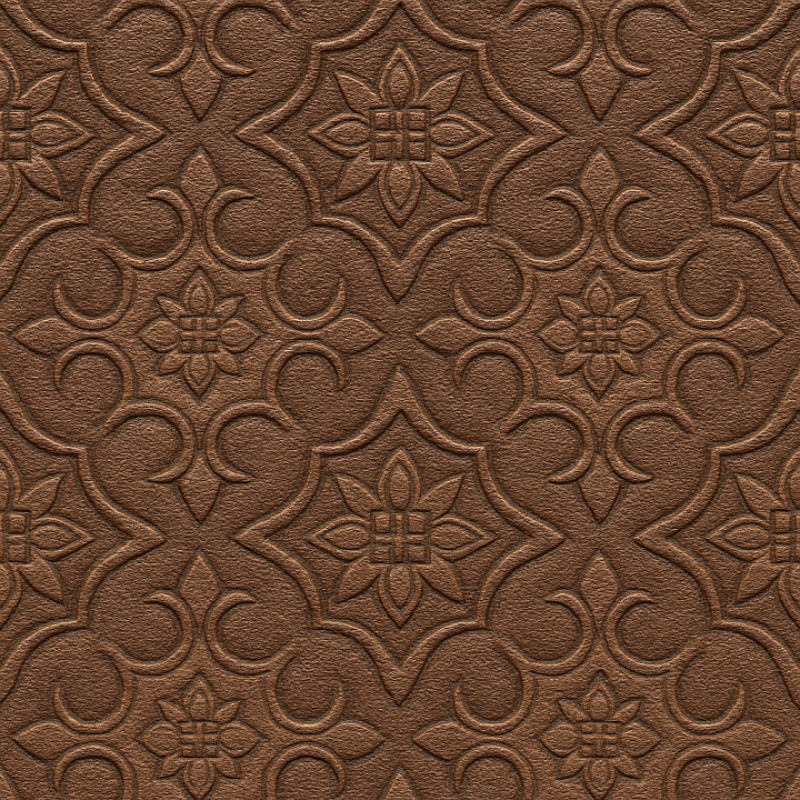 Patterned Synthetic Leather seamless PBR texture preview