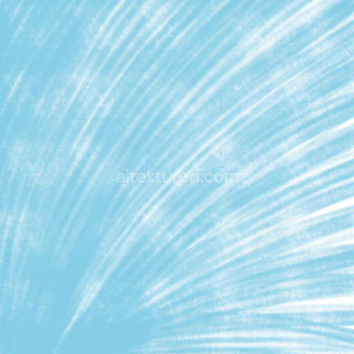 Seamless 3D PBR Watercolor Texture with Soft Light Blue Brush Strokes