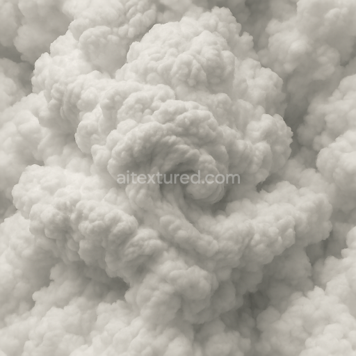 Seamless 3d texture pbr 8k voluminous cumulonimbus storm cloud surface