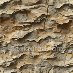 seamless Seamless 3D Weathered Sandstone Cliff Rock PBR Texture with Layered Erosion texture 8k free download PBR