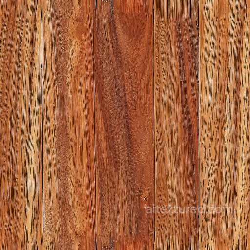 Teak Wood Planks Texture with Natural Grain and Warm Tones seamless Wood PBR texture