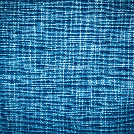 Seamless 3D Cracked Denim Fabric PBR Texture with Blue Worn Pattern