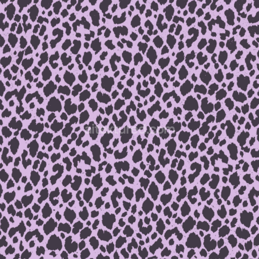 Seamless 3D PBR Texture of Purple Leopard Print Fabric Pattern