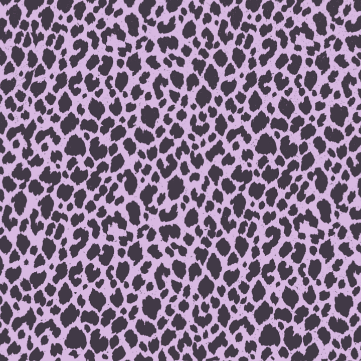 Violet and Dark Purple Leopard Print Pattern seamless PBR texture preview