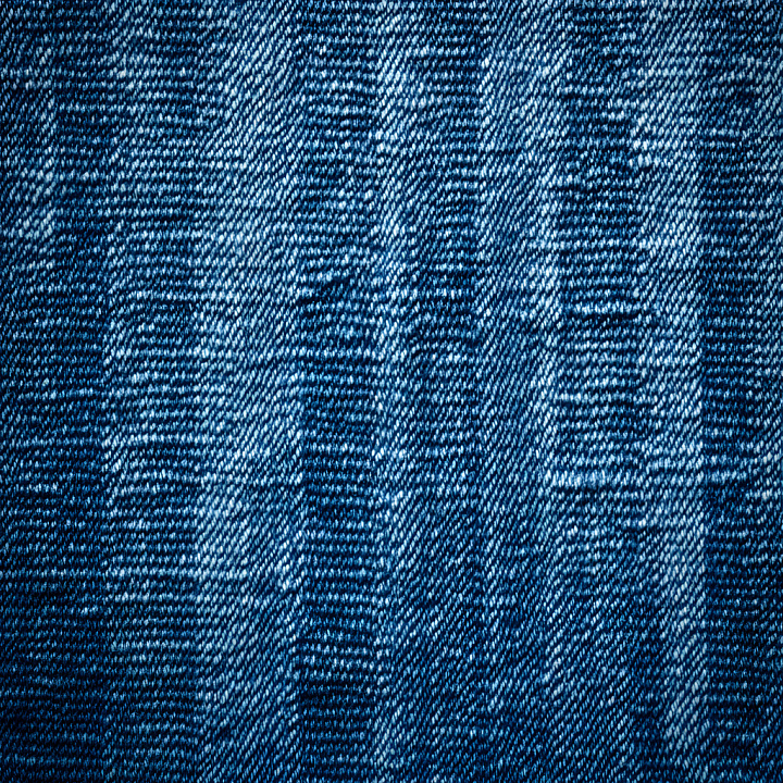 Cracked Denim Fabric with Worn, Frayed Details seamless PBR texture preview