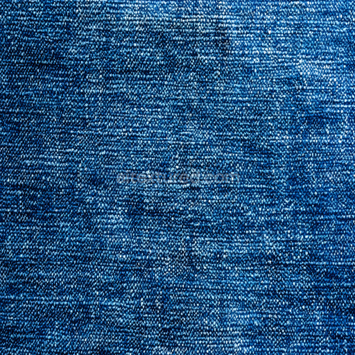 Seamless 3D cracked denim fabric PBR texture with distressed frayed details