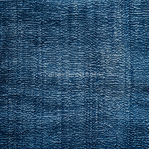 Seamless 3D PBR Cracked Denim Fabric Texture with Distressed Blue Weave