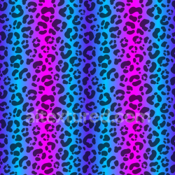 seamless Seamless 3D PBR Neon Leopard Print Fabric Texture with Vibrant Gradient Colors texture 8k free download PBR