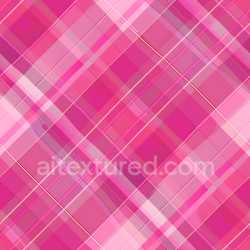seamless Seamless 3D PBR Texture Featuring Vibrant Pink Plaid with Transparent Overlaps texture 8k free download PBR