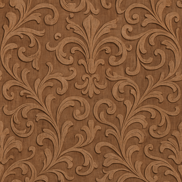 Decorative Wood seamless PBR texture preview