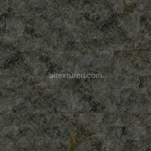 Tileable Seamless Pbr Texture Dark Stone Gritty Rough Weathered Architectural